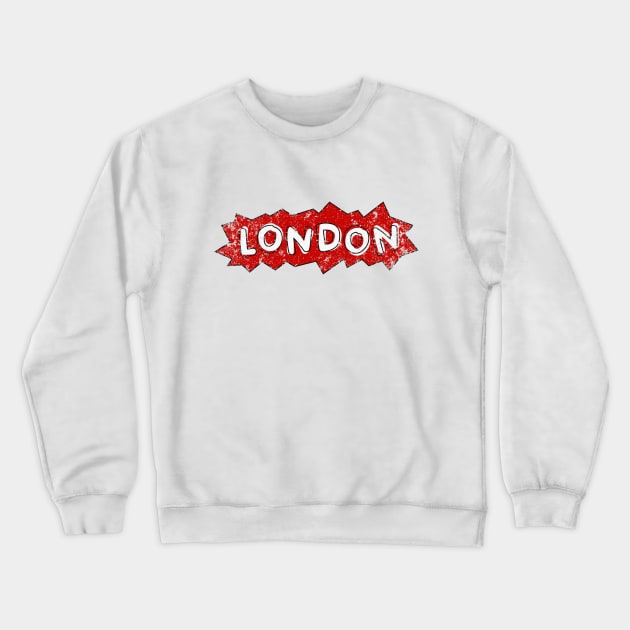 London city capital of the England Crewneck Sweatshirt by Polikarp308
